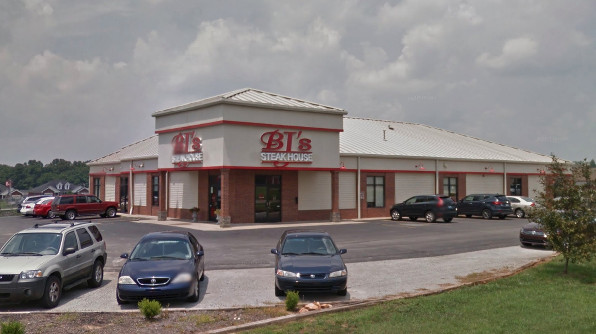 George Riney, 20, was found shot outside a BJ’s Steakhouse restaurant and he later died at a Louisville hospital, cops say.