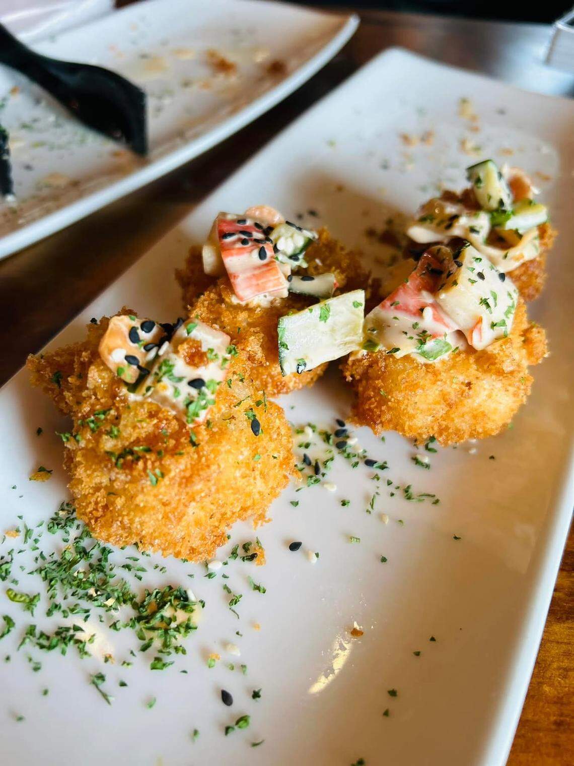 Minton’s has added appetizers to the menu in its new location on National Avenue, such as Lentil Dahl Empanadas, lentil curry stuffed pastry served with a tamarind sauce, $12.