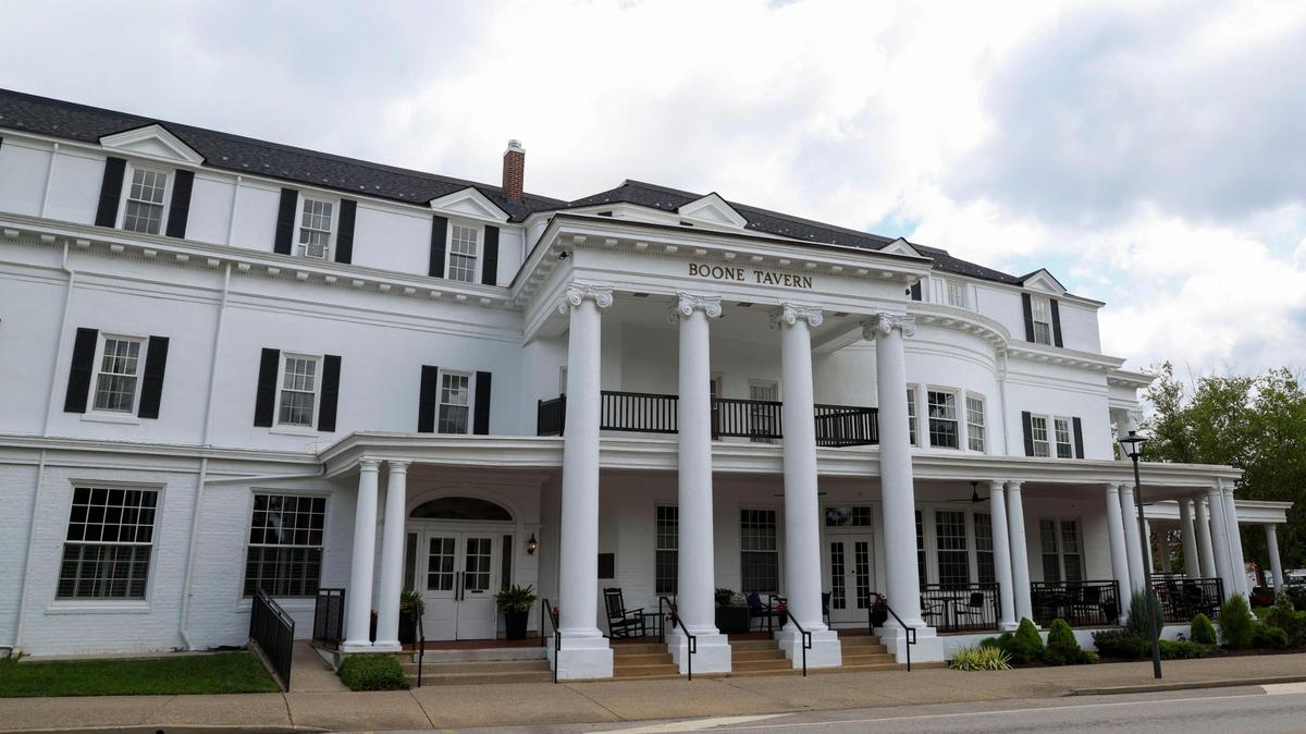 the Historic Boone Tavern Hotel in Berea, Ky., Monday, July 14, 2025.