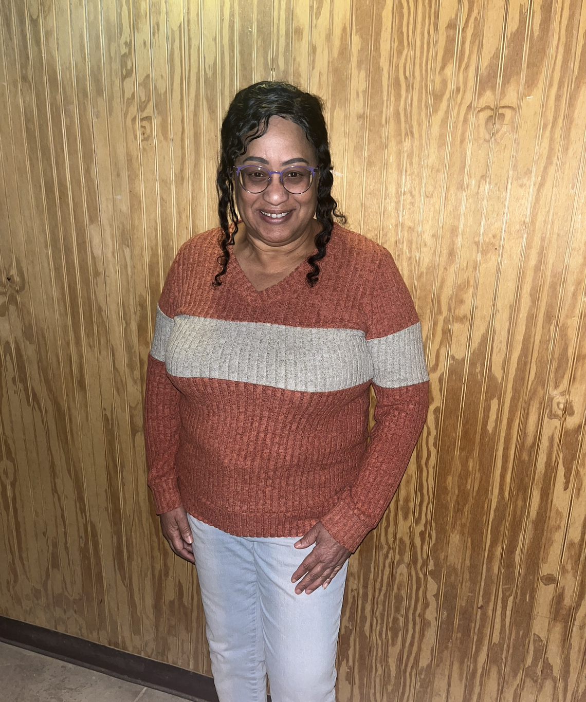 Neicey Cline pictured at Southern Lanes Sports Center bowling alley in Alexandria.