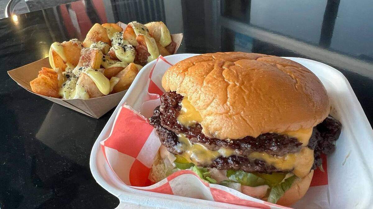 Kismet’s Basic B and fries are available at The Burl on Manchester.