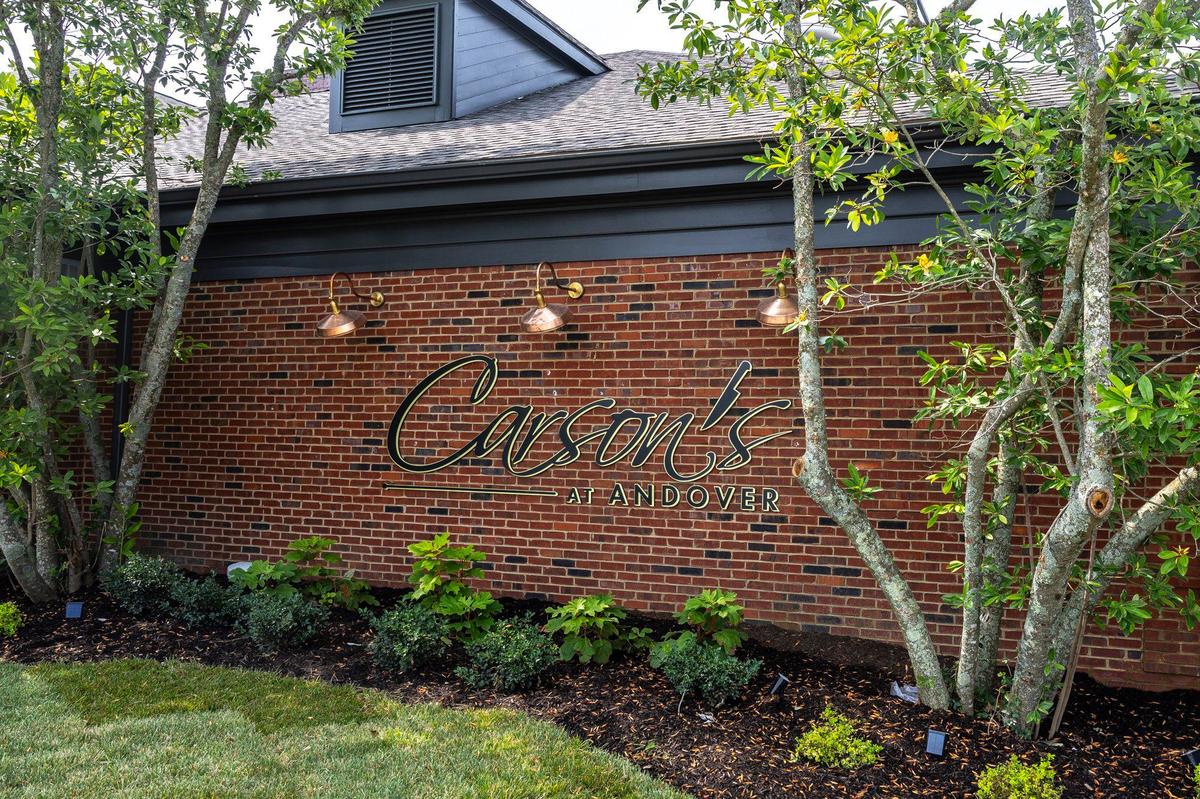 Carson’s Food & Drink opened a second location in the former Andover Country Club clubhouse at 3450 Todds Rd. In Lexington, Ky.