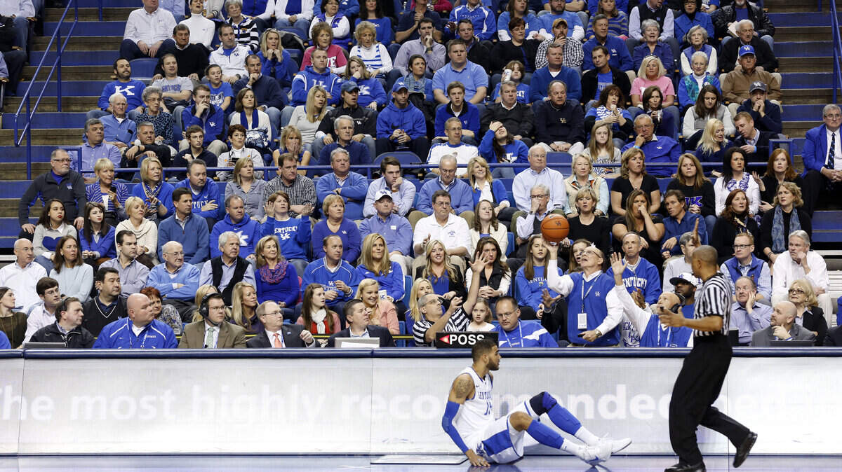 Seating in Section 31 at Rupp Arena. Photo by Amy Wallot