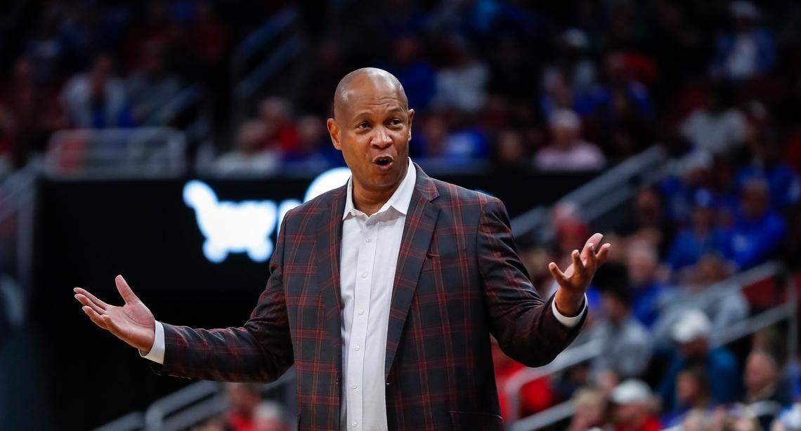 Through Saturday’s loss to Virginia, Kenny Payne has a 10-42 record as coach of the Louisville Cardinals.