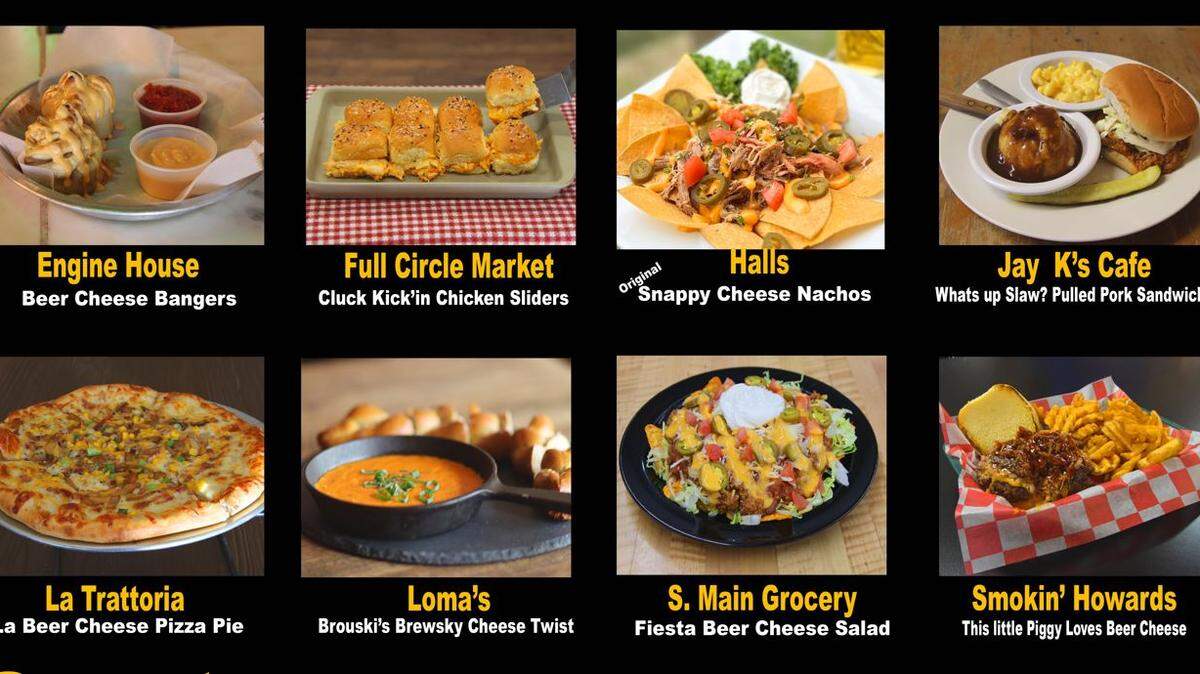 Winchester Beer Cheese Week 2024 is May 20-26 with 14 local restaurants offering dishes featuring beer cheese for $12.99 each. You can vote for your favorite dish and the winner will be crowned Beer Cheese Week Champion.