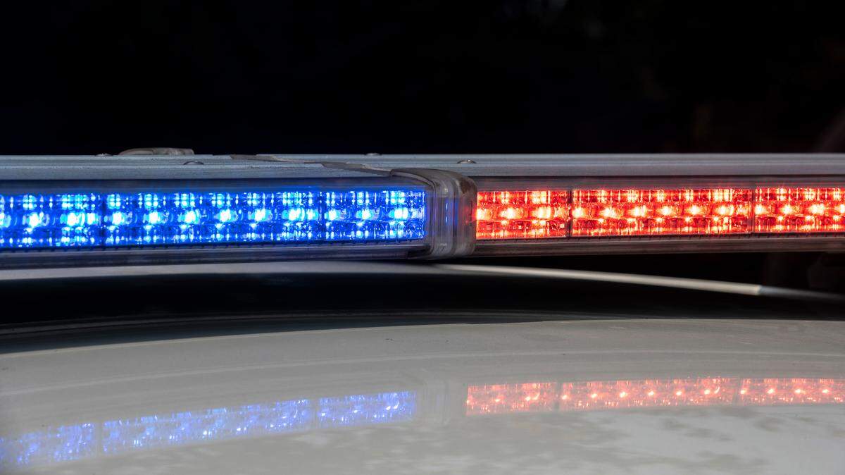 Lexington Police Department police car lights.