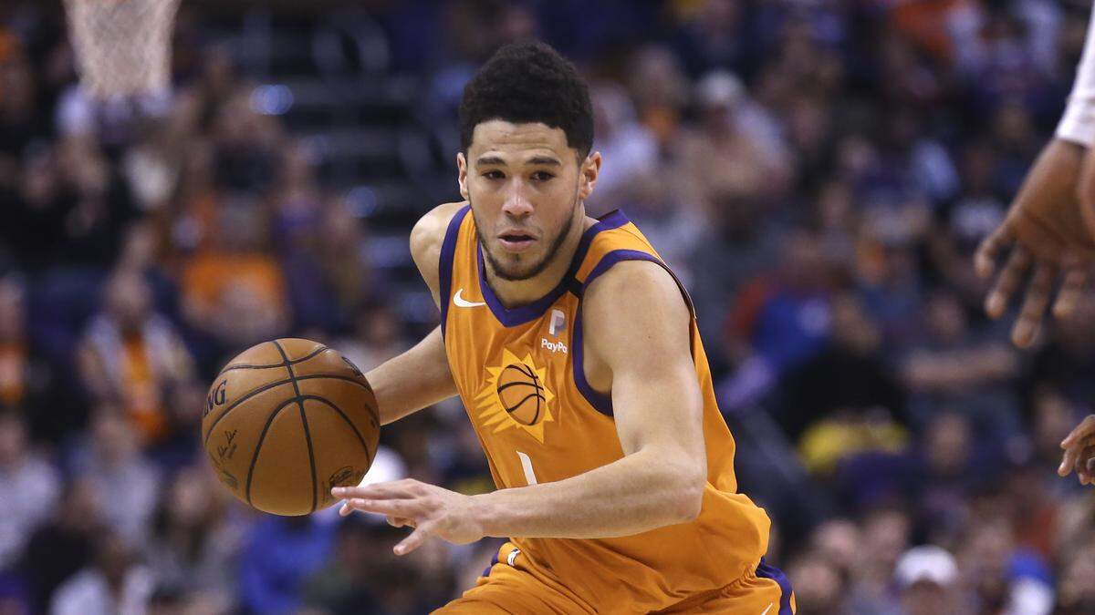 Devin Booker, who played for Kentucky during the 2014-15 season, is among the NBA’s top scorers this season with the Phoenix Suns.