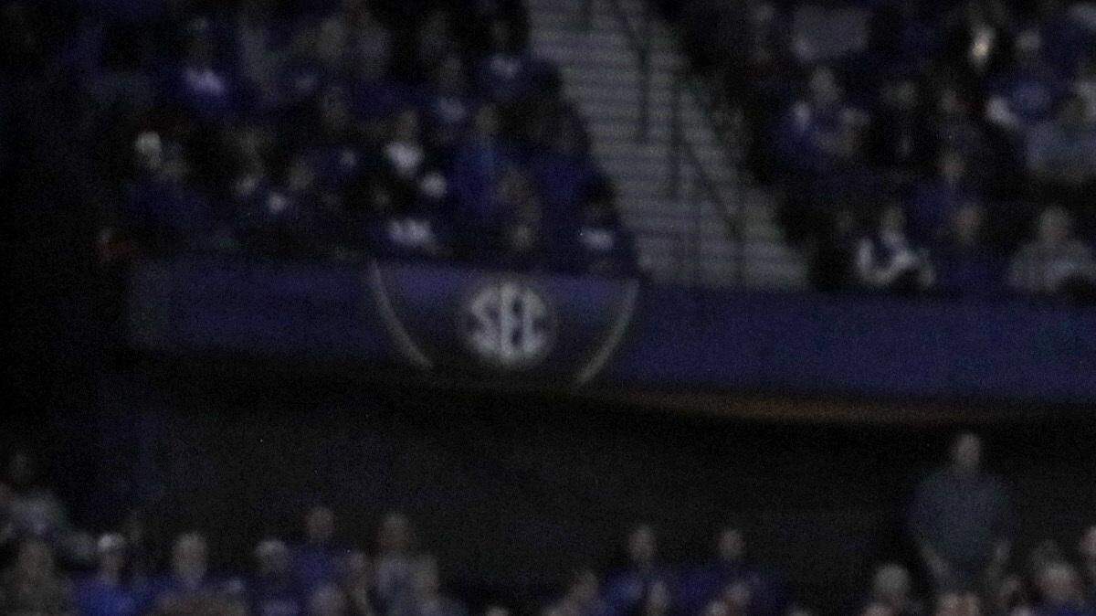 Alabama's Jimmie Taylor (10) and Kentucky's Bam Adebayo jumped for the opening tip-off at the start of the semifinals of Southeastern Conference Tournament on Saturday, March 11, 2017, in Nashville.