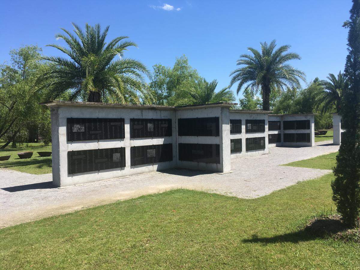 The Allées Gwendolyn Midlo Hall are dedicated to the 107,000 people enslaved in Louisiana who have been documented in the database of professor Hall. Their names are listed on the The Wall of Honor.