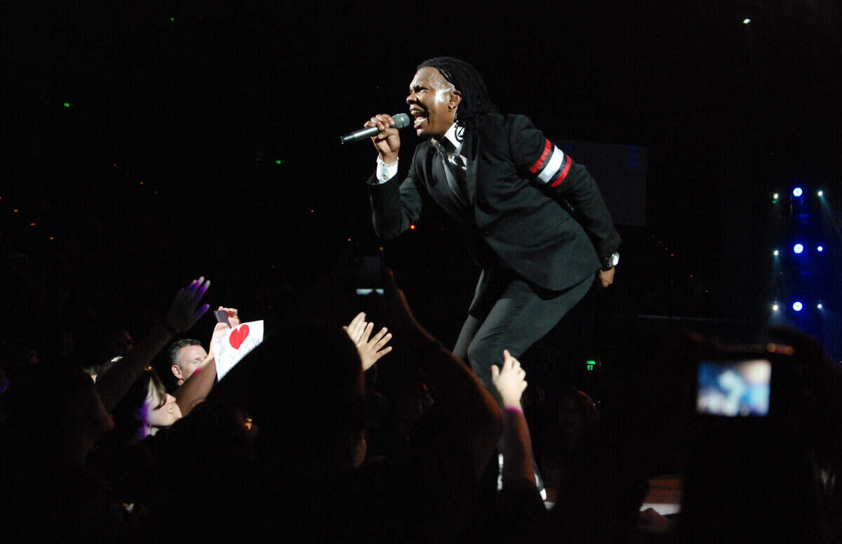 Newsboys is one of the headliners at the Creation Ichthus festival July 8 to 11 at the Kentuckucky Horse Park. Newsboys’ lead singer Michael Tait performed on the catwalk at Winter Jam 2011 in Rupp Arena in Lexington, Ky., on March 12, 2011. Photo by Rich Copley | Lexington Herald-Leader.