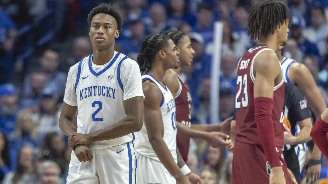 Jaxson Robinson will miss the rest of Kentucky basketball season. ‘Super big loss for us’