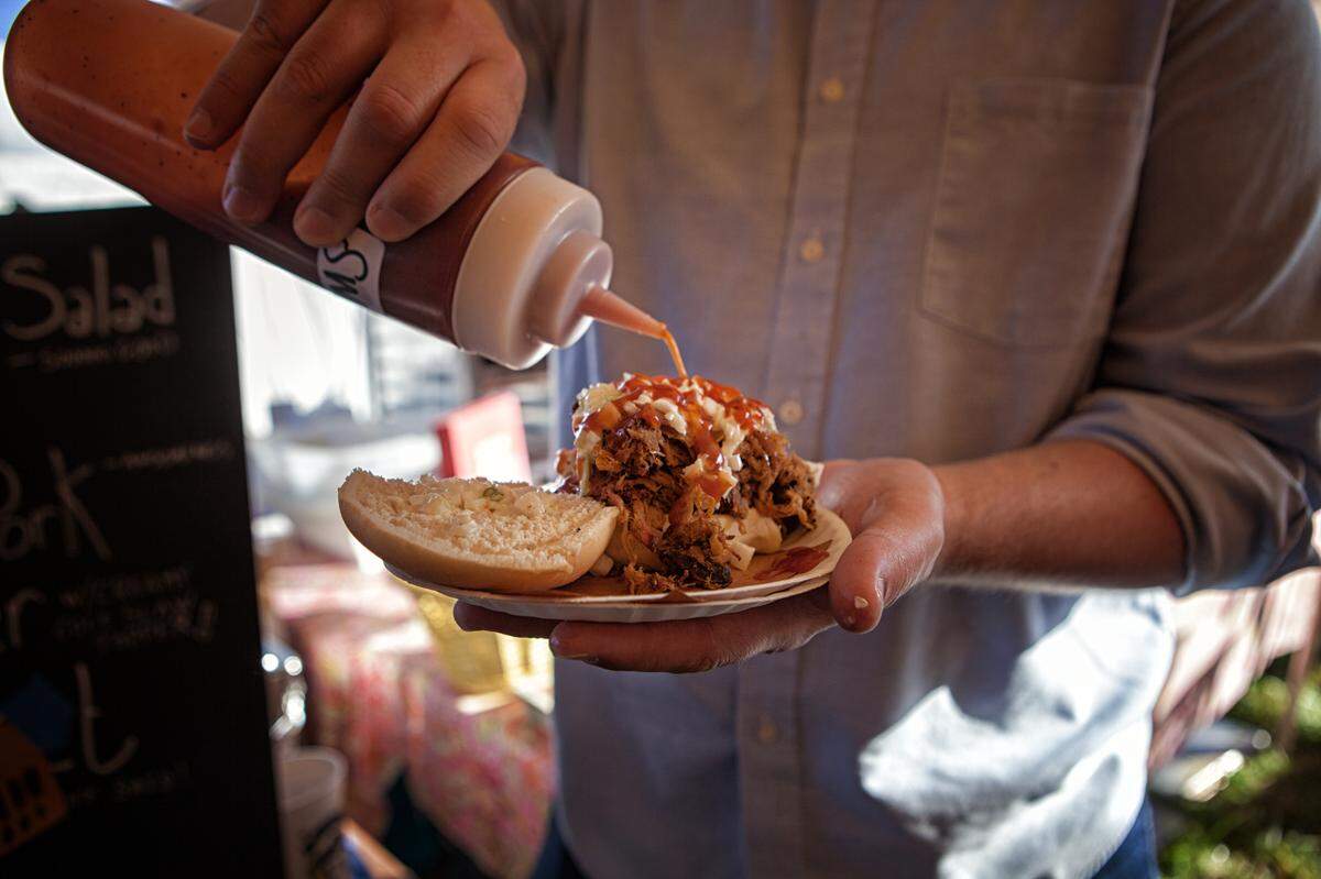 Barbecue sandwiches, ribs and more will be for sale at the Bluegrass BBQ Fest, which returns for the first time since 2019.