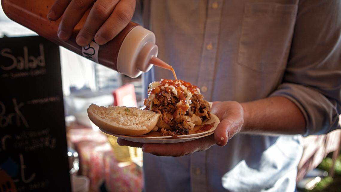 Barbecue sandwiches, ribs and more will be for sale at the Bluegrass BBQ Fest, which returns for the first time since 2019.