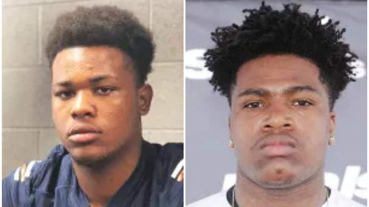 Tre’vonn Rybka (left) and Deondre Buford committed to the University of Kentucky football team this week.
