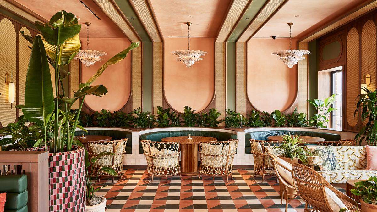 The Lost Palm, an upscale, rooftop bar at The Manchester Hotel is seen in this file photo. It was recently named the most beautiful restaurant in Kentucky.