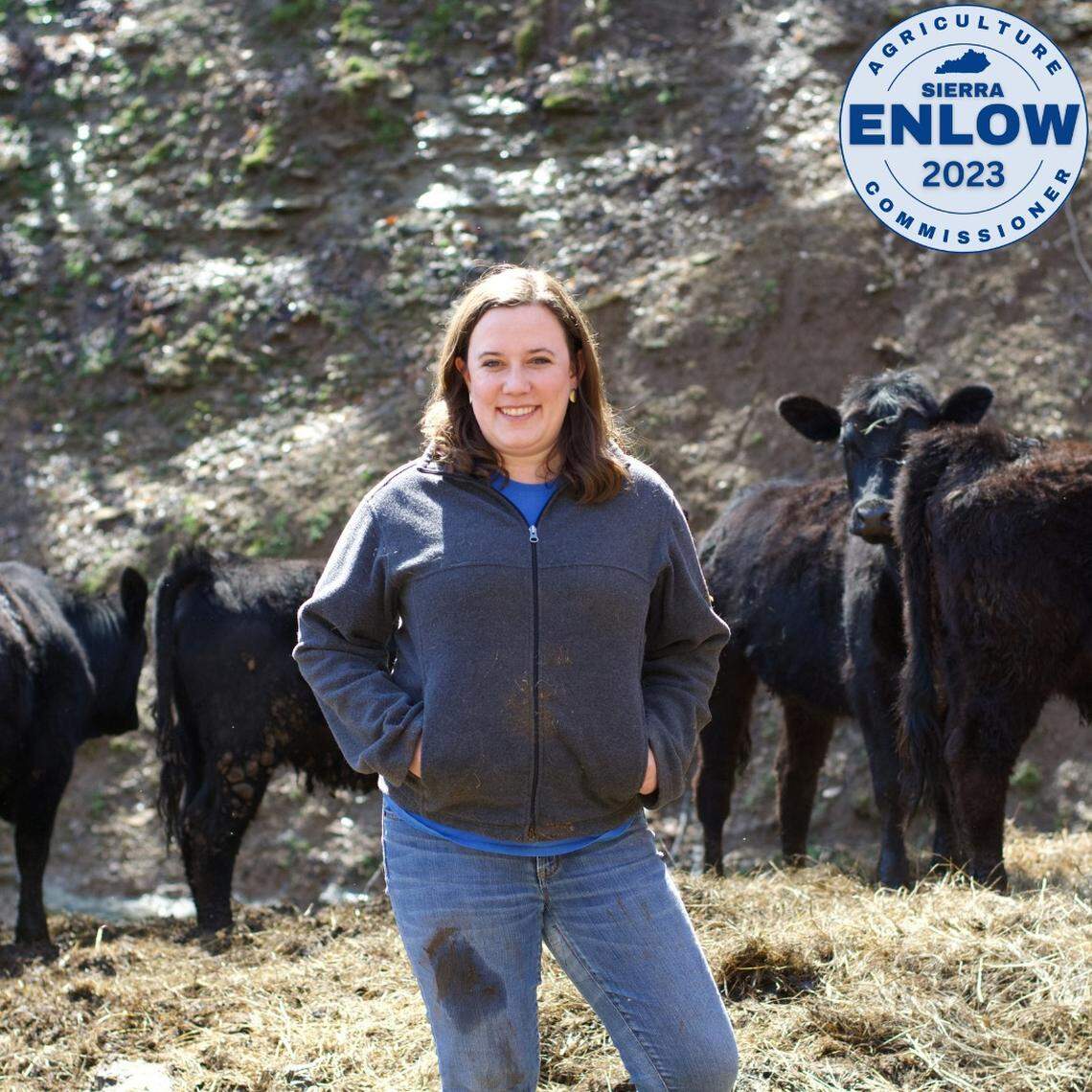 Sierra Enlow, of Hodgenville, won the Democratic nomination for agricultural commissioner Tuesday.
