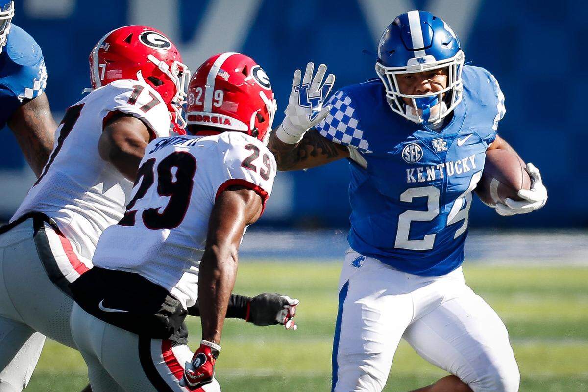 Kentucky star running back Christopher Rodriguez is not expected to be available at the start of the season due to a suspension for an undisclosed, off-the-field reason.