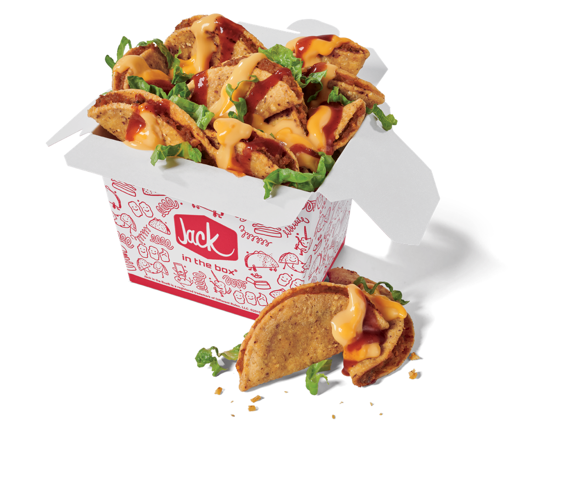 The Loaded Tiny Tacos from the Jack in the Box menu.