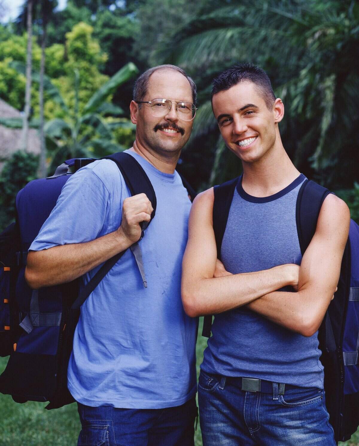 From 2002: Father and son team Dennis (left) and Andrew Hyde from Richmond, KY embark on the adventure of their lives as they compete for $1 million in “The Amazing Race 3.”