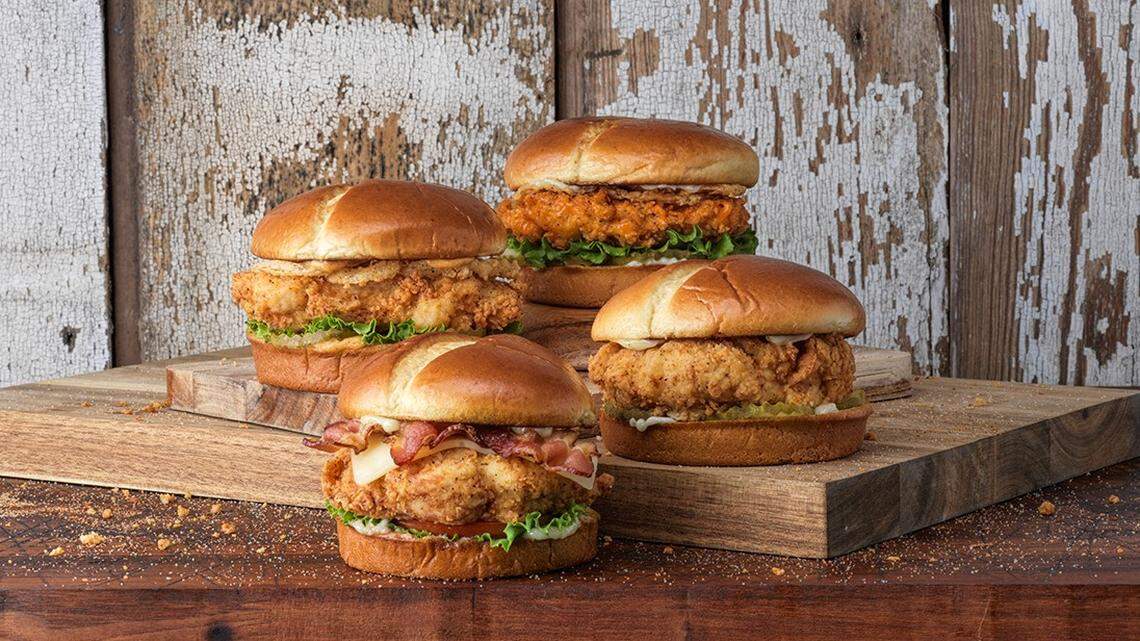 The menu at Slim Chickens includes sandwiches and wraps as well as chicken tenders and wings.