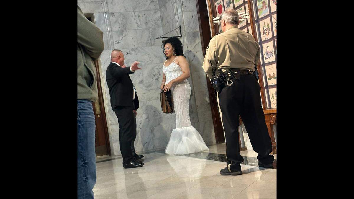 Rep. Bill Wesley, R-Ravenna, confronted a drag queen in the state Capitol near the women’s restroom.