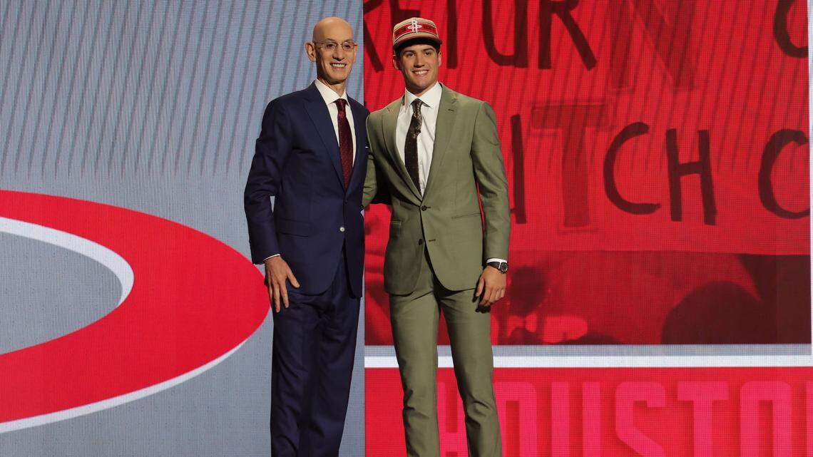 Kentucky’s Reed Sheppard chosen 3rd overall by the Houston Rockets in 2024 NBA draft