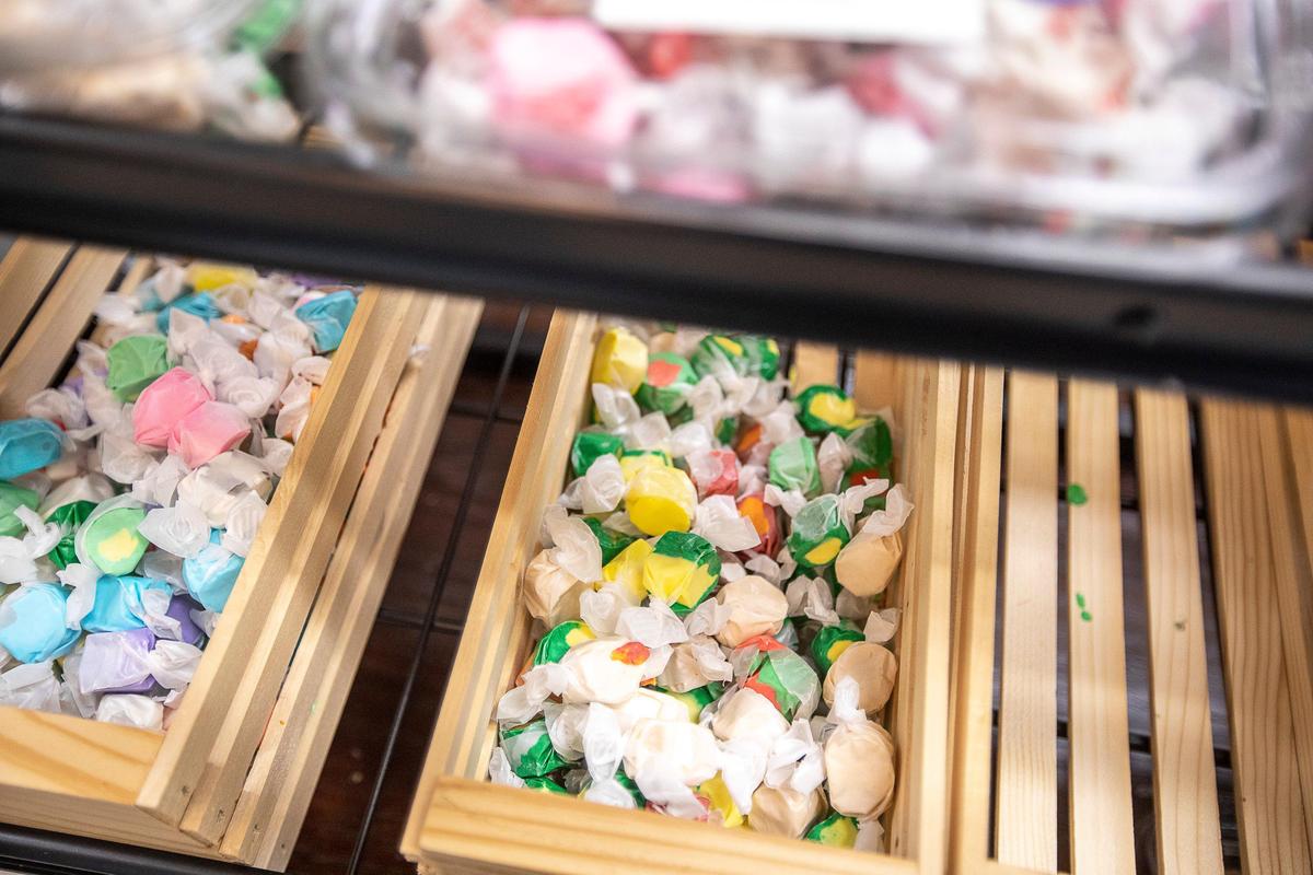 Salt water taffy at Walnut Leaf Country Market at 4004 Camargo Rd. in Camargo, Ky. Tuesday, Feb. 18, 2020.