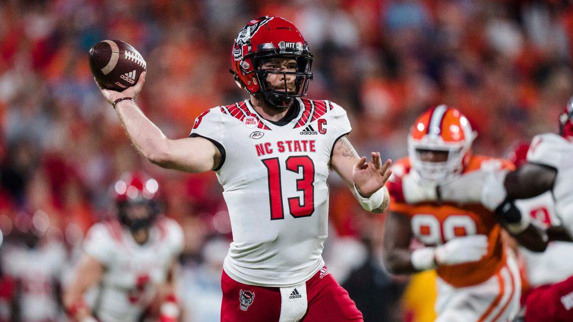 Former North Carolina State star Devin Leary was the No. 1-ranked quarterback in the transfer portal when he committed to Kentucky.