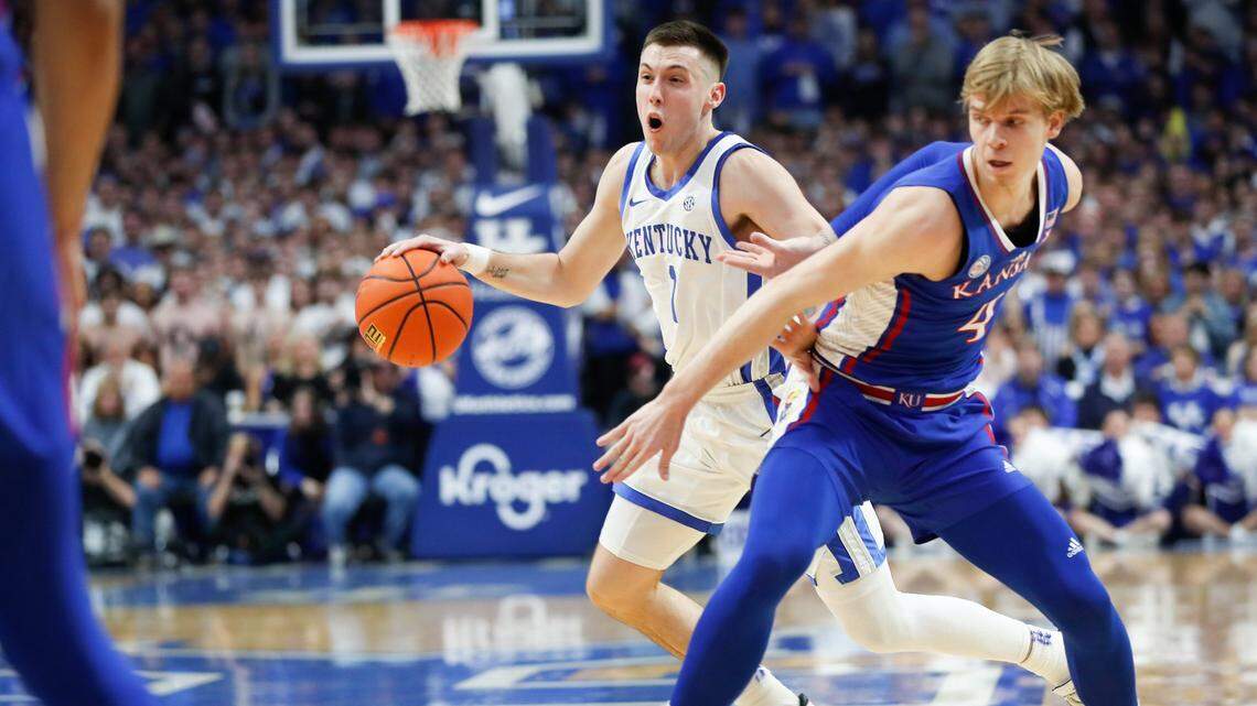 Live updates: Kentucky vs. Kansas college basketball in SEC/Big 12 Challenge