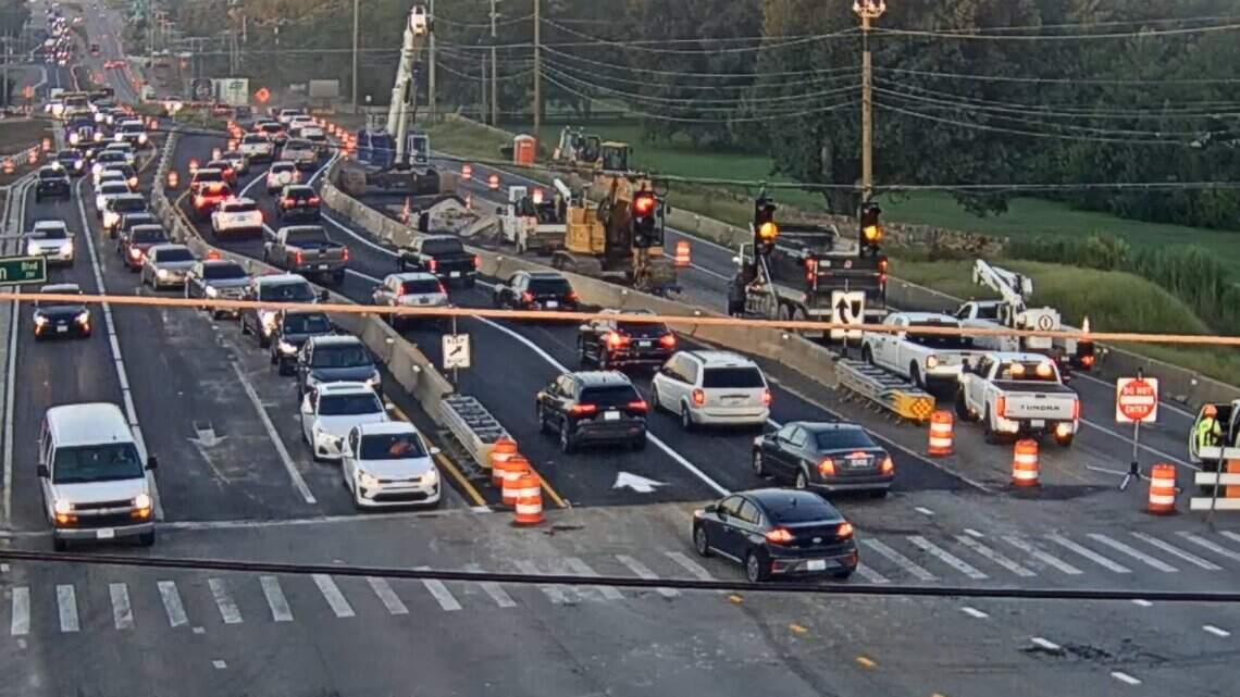 Drivers asked to use caution at this Lexington intersection with new lanes