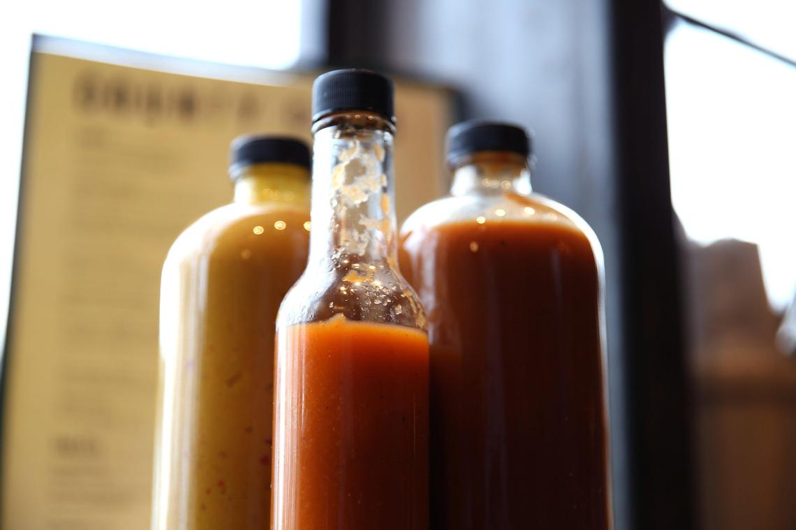 County Club on Jefferson St. has several sauce options.