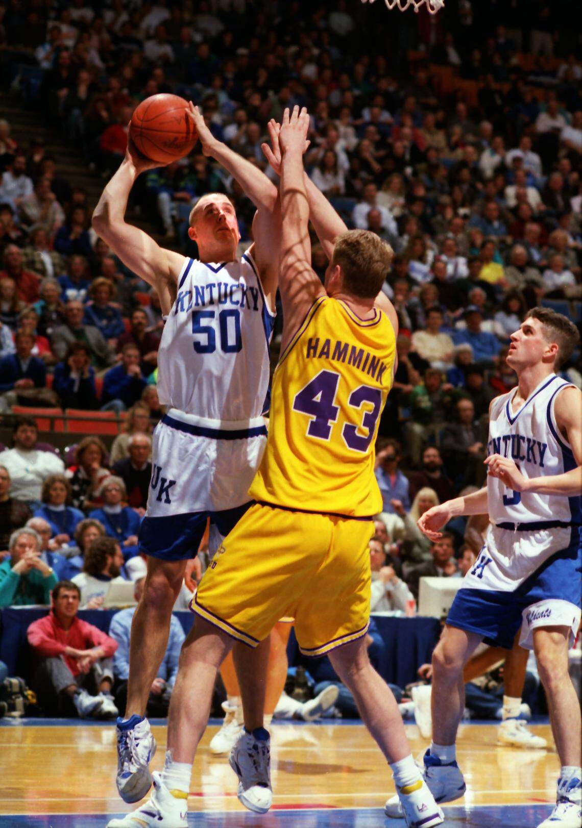 Todd Svoboda (50) was a star player for Northern Kentucky University before transferring to UK for his final season in 1992-93.