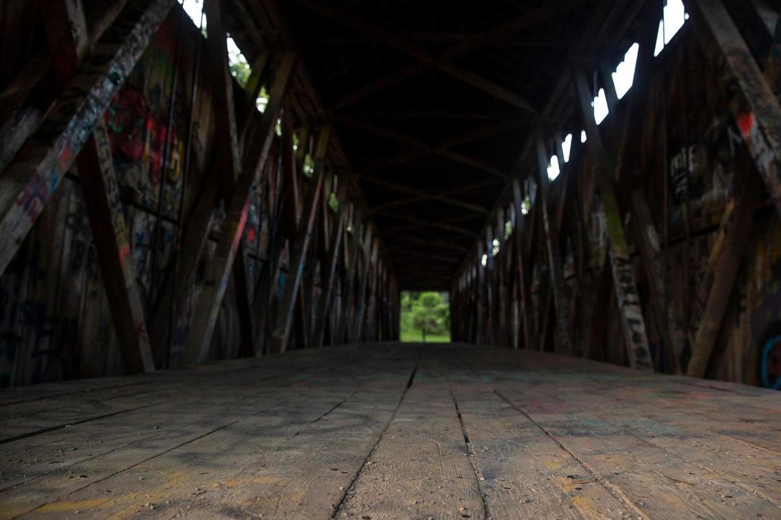The Switzer Bridge is located in Franklin County, Ky., and crosses the North Fork of Elkhorn Creek. The bridge was originally built in 1855.