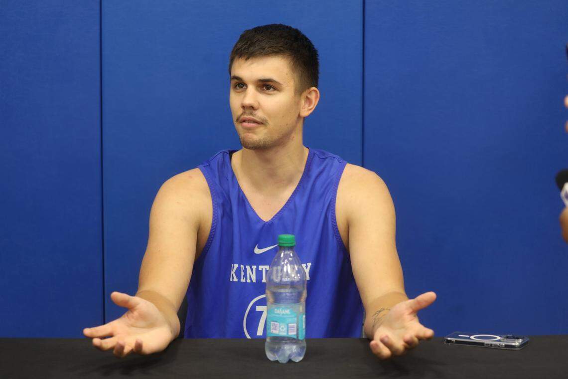 Estonia’s Kerr Kriisa is now at his third college. Prior to transferring to UK, he played at Arizona and West Virginia.