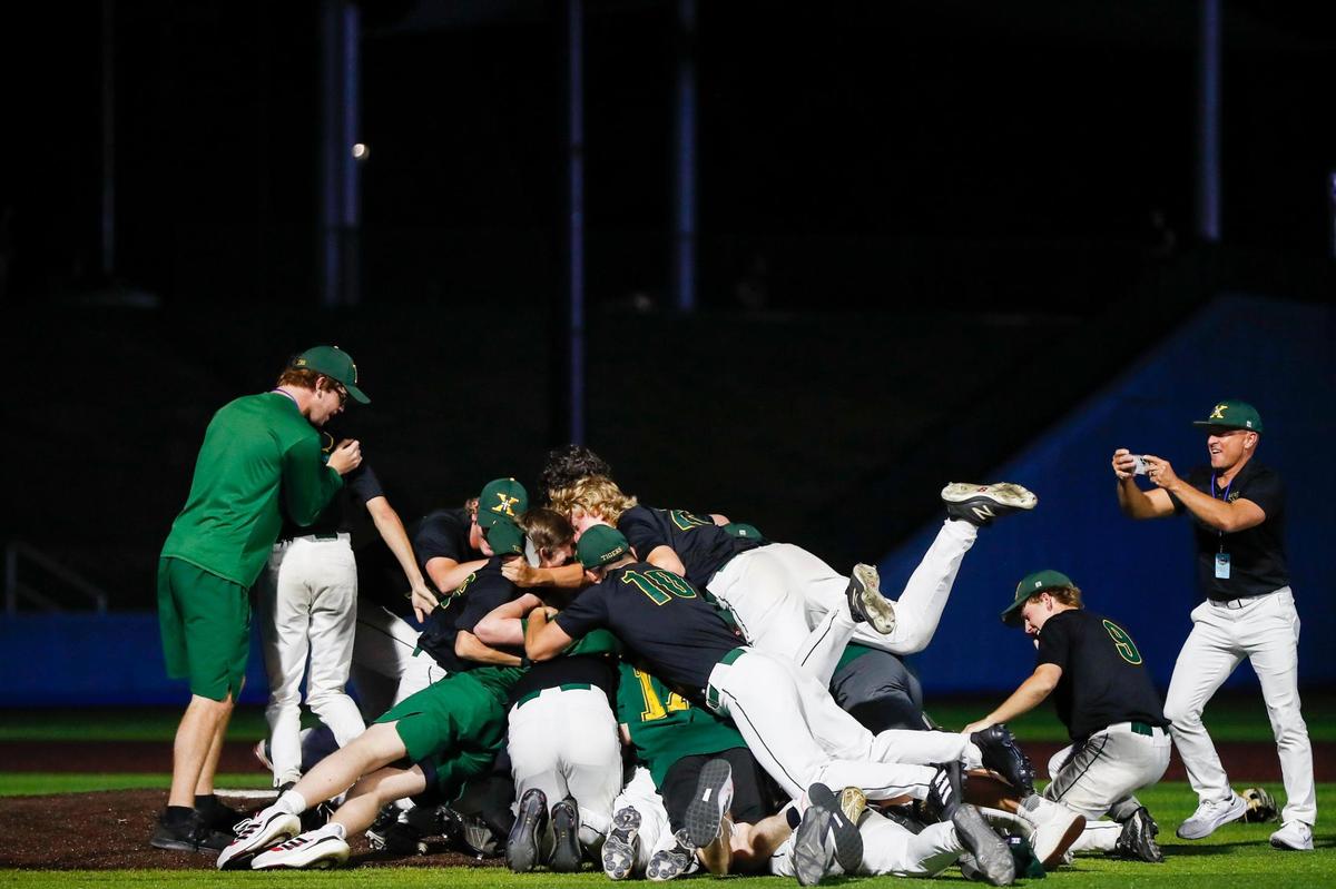 The St. Xavier Tigers baseball state titles have come in 1942, 1945, 1949, 1951, 1981, 2014, 2016, 2018 and 2022.