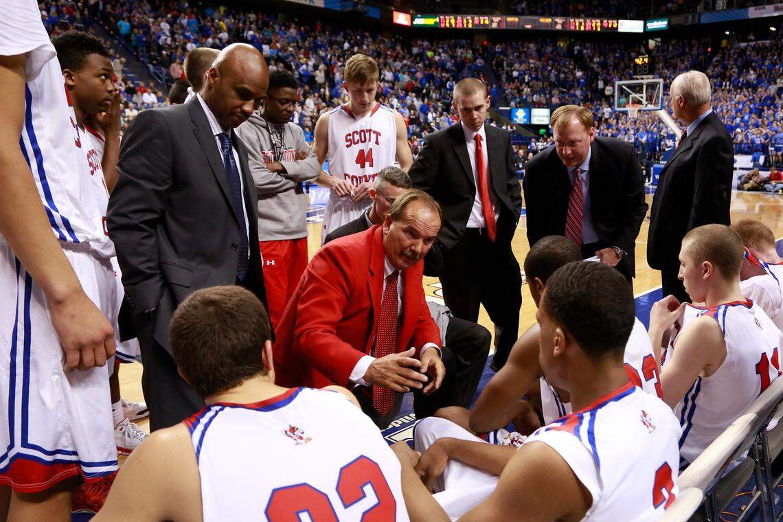 Billy Hicks, who became Kentucky’s all-time winningest boys basketball coach while leading Evarts, Harlan, Corbin and Scott County, is among 12 new electees to the Dawahares/KHSAA Hall of Fame.