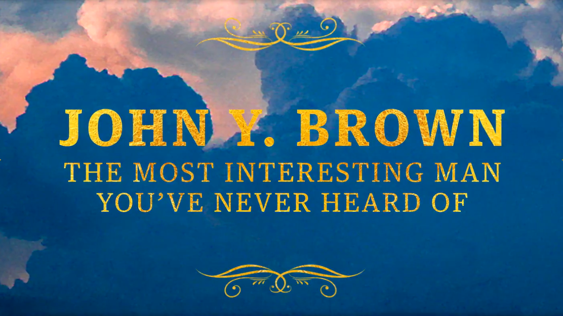 A screenshot from the recent trailer for “John Y. Brown: The Most Interesting Man You’ve Never Heard Of.”