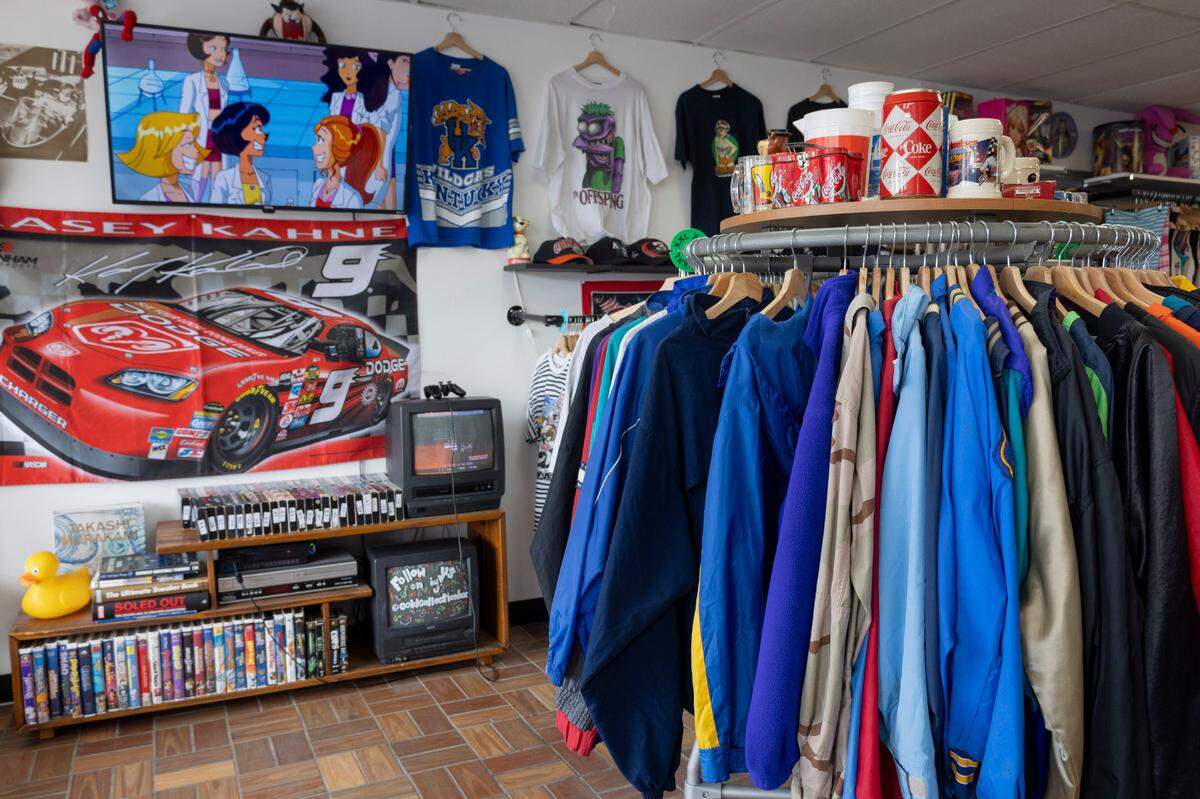 Cold Collections is intended for customers to feel like they’re in their bedroom or closet from the 1990s or 2000s, co-owner Trey Lewis said.
