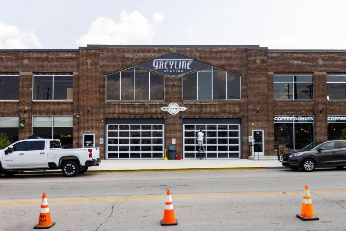 Greyline Station on the corner of Limestone and Loudon will have an indoor ice skating rink for the holidays. It will open Nov. 25.