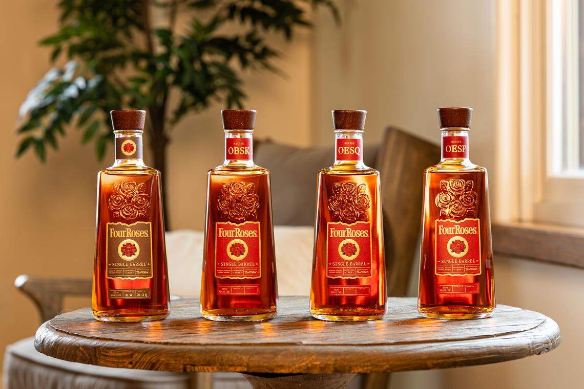 The Four Roses Single Barrel Collection includes the flagship release as well as three new releases selected by master distiller Brent Elliott for 2026.