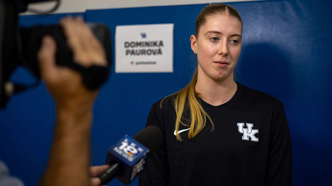 Dominika Paurová celebrates ‘small victories’ on path to delayed Kentucky debut
