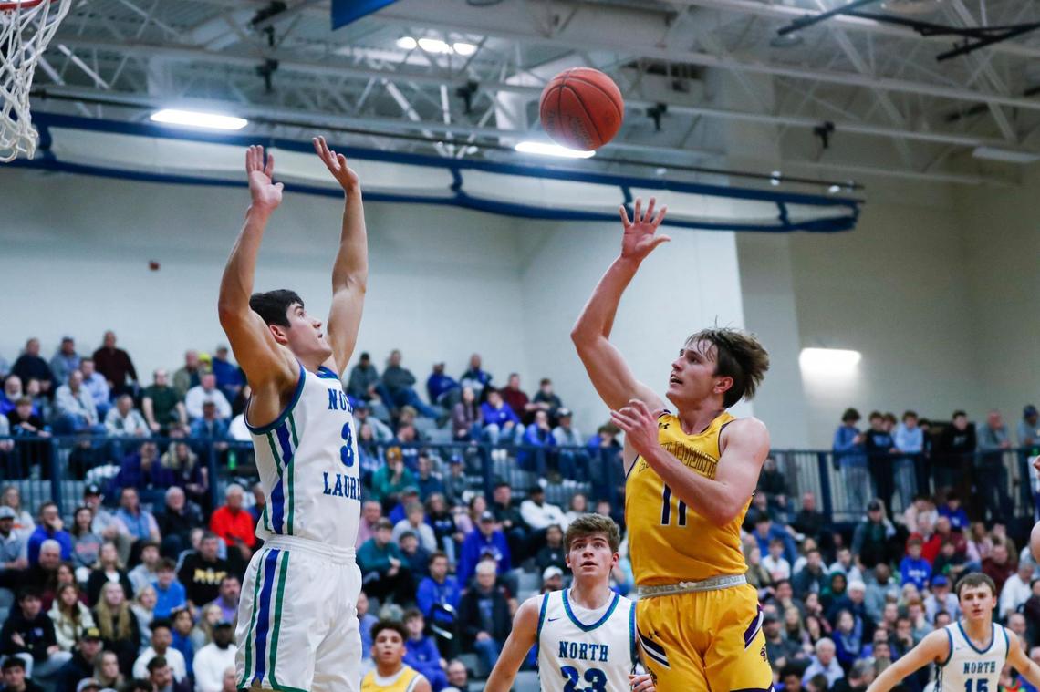 Travis Perry is averaging 30.5 points per game in 2022-23 for Lyon County.
