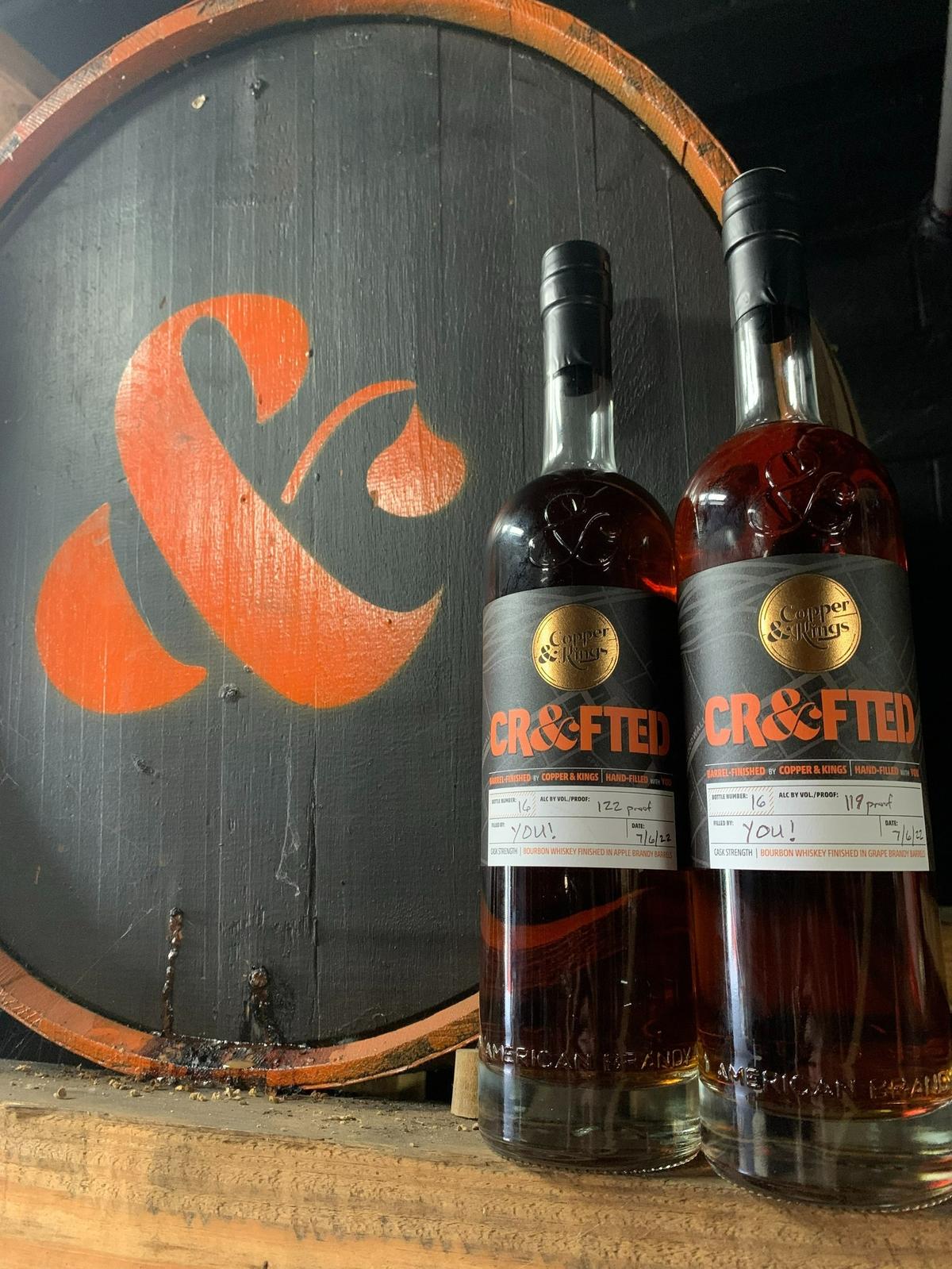 Copper & Kings Distillery in Louisville is releasing its first bourbon - two versions aged in apple or grape brandy barrels. But you can only buy it at the distillery in a special tour.