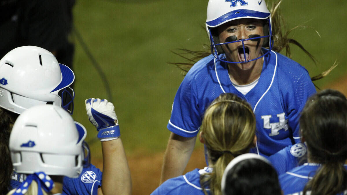 Nikki Sagermann homered in the seventh inning for Kentucky.