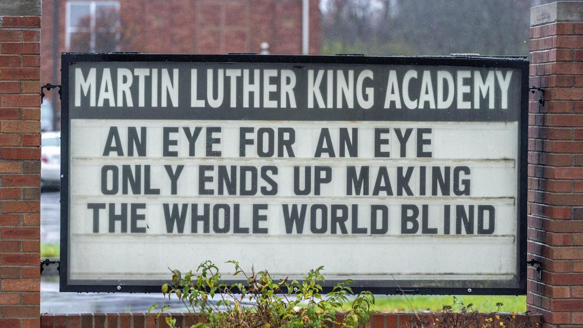 Martin Luther King Jr. Academy for Excellence at 2200 Liberty Rd. In Lexington, Ky., is photographed on Tuesday, Nov. 21, 2023.