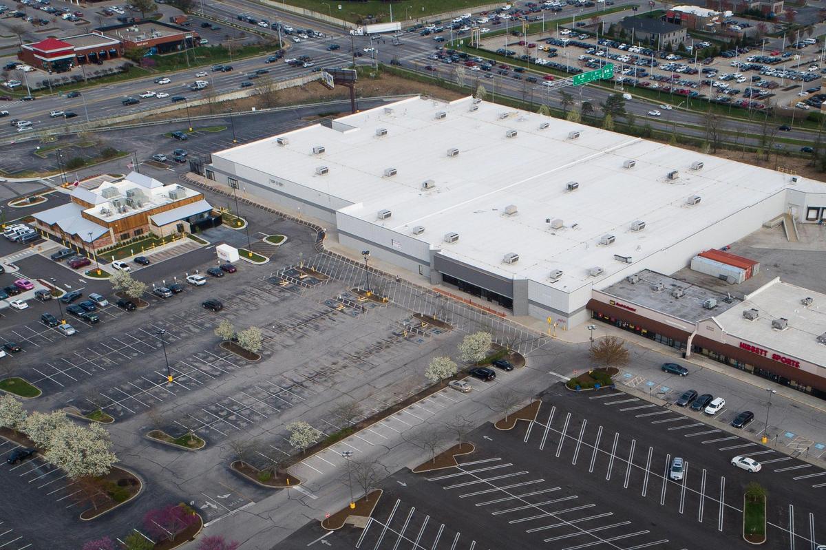 Lexington’s first Walmart was developed in 1991 and closed in 2018. In October 2020 Texas Roadhouse opened a new location out front of the old Walmart.