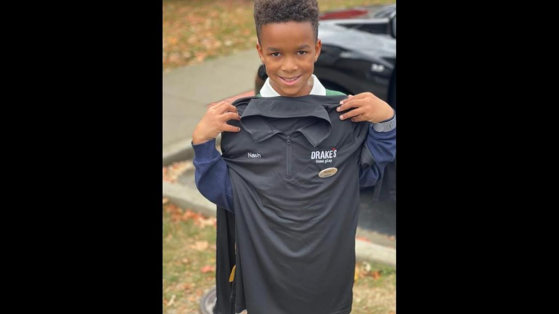 Nash Johnson, who goes to Meadowthorpe Elementary, applied for a job at the new Drake’s restaurant opening in his neighborhood. He was made an honorary member of the crew.