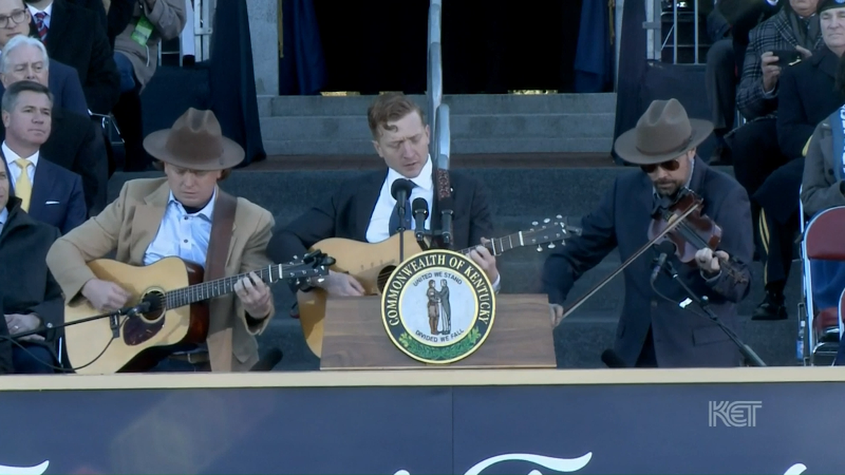 Eastern Kentucky native and country music star Tyler Childers performed “Universal Sound” during Tuesday’s inauguration ceremony for Gov. Andy Beshear in 2023.