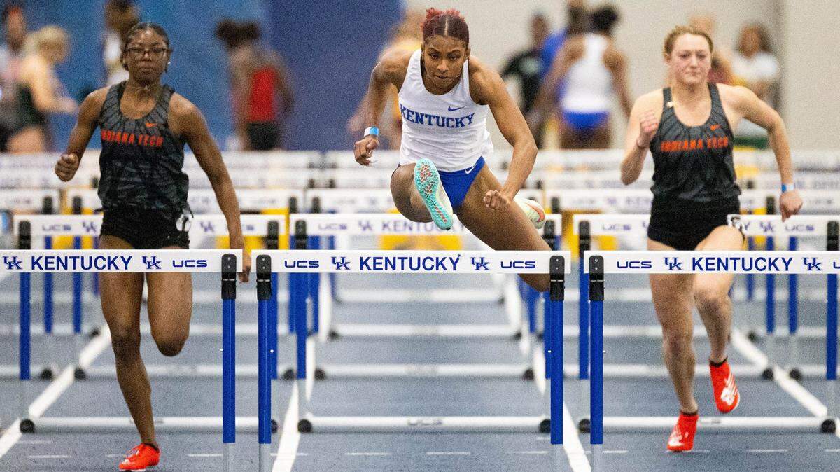 Kentucky’s Masai Russell has combined stardom on the track with a massive social media following to generate numerous name, image and likeness deals with a wide variety of companies.