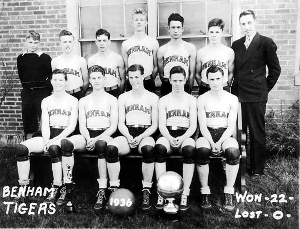 The 1936 Benham Tigers finished 22-0 but did not have an opportunity to play for a high school state championship.